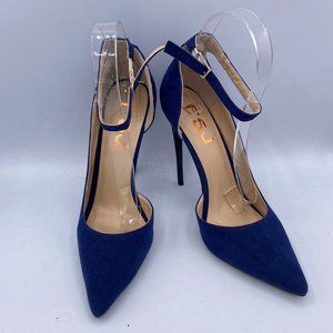 FSJ D'Orsay Closed Pointed Toe High Heel Shoes
